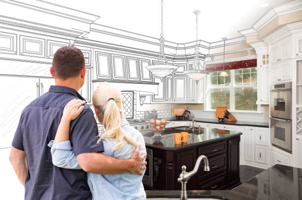 Custom kitchen cabinets installed in a Browns Mills home